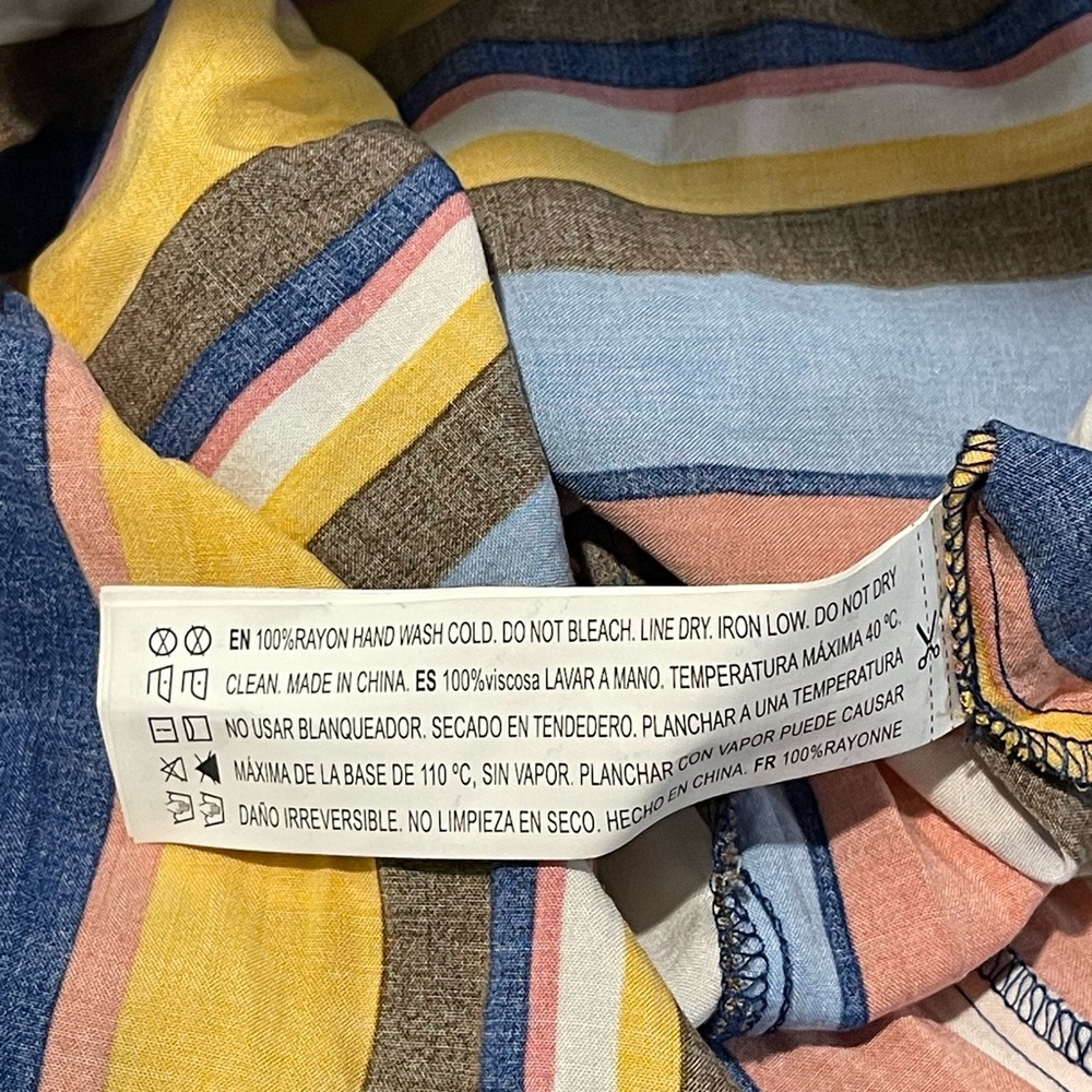 🛑 Forever 21 Colorful Striped Jumpsuit - Picture 5 of 5